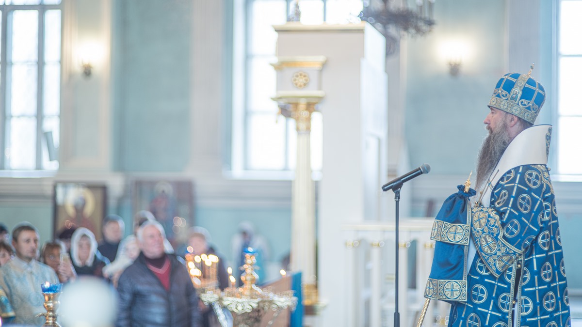 Слово епископа Кирилла в Троицком соборе г. Яхромы
